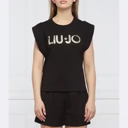 LIU JO: Чёрная футболка 