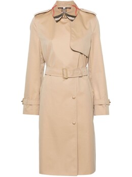 Burberry: Плащ  House Check в клетку