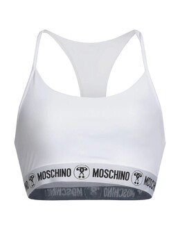 Moschino: Белый бюстгальтер 
