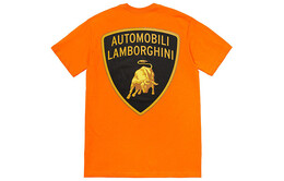 Supreme: Чёрная футболка  Automobili Lamborghini