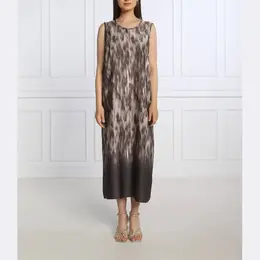 DKNY: Коричневое платье 