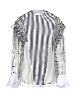 Burberry: Чёрный топ 