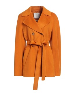 Sportmax: Оранжевое пальто 