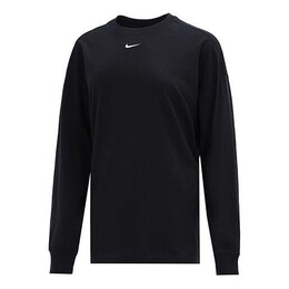 Nike: Чёрный свитер  Sportswear Essential