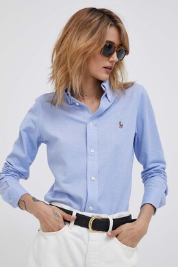 Polo Ralph Lauren: Синяя рубашка 