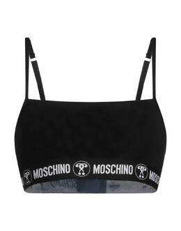 Moschino: Чёрный бюстгальтер 