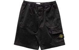 Stone Island: Чёрные шорты 