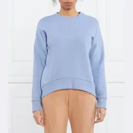 Armani Exchange: Синяя толстовка 