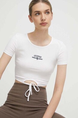 GUESS: Белая футболка 