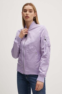 Alpha Industries: Фиолетовая куртка 