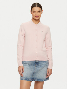 Tommy Hilfiger: Розовый кардиган 