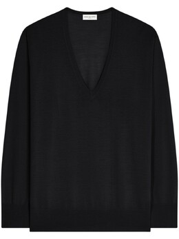 Dries Van Noten: Чёрный свитер 
