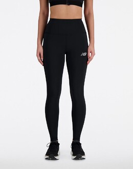 New Balance: Чёрные легинсы 