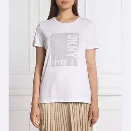 DKNY: Белая футболка 