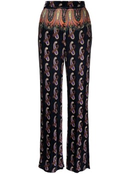 Etro: Синие брюки 