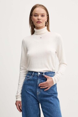 Tommy Jeans: Бежевый свитер 