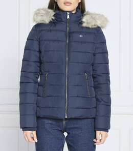 Tommy Jeans: Тёмная куртка 