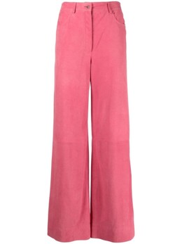 Alberta Ferretti: Розовые брюки 