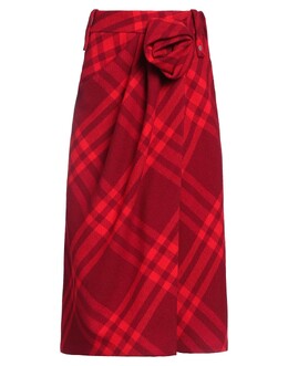 Burberry: Красная юбка 