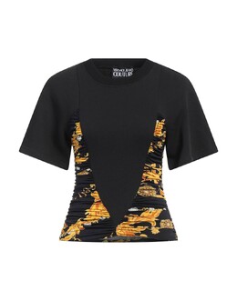 Versace Jeans Couture: Чёрная футболка 