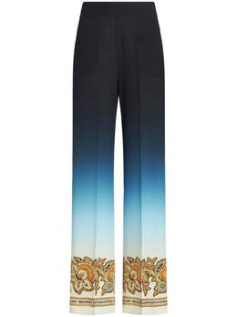 Etro: Шёлковые брюки 