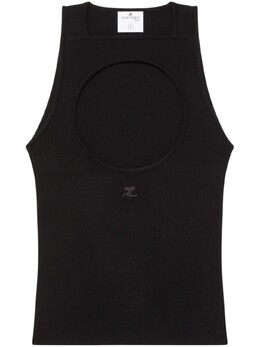 Courreges: Чёрный топ 