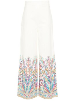 Etro: Брюки с принтом 