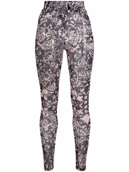 Philipp Plein: Легинсы  Baroque с принтом