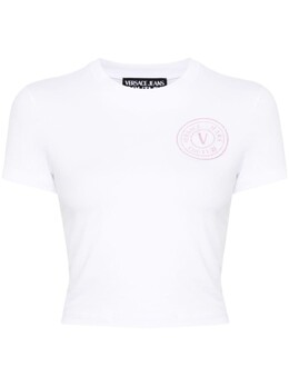 Versace Jeans Couture: Футболка с блёстками 