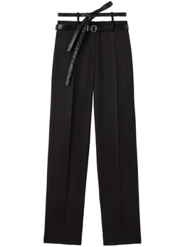 Jil Sander: Брюки с поясом 