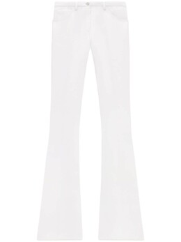 Courreges: Белые брюки 