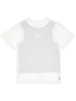 MM6 Maison Margiela: Белая футболка 