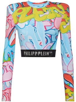 Philipp Plein: Короткий топ  Graffiti
