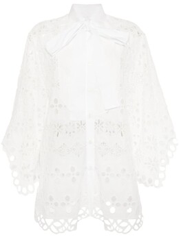 Elie Saab: Рубашка с вышивкой 