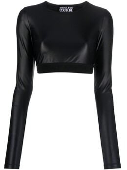 Versace Jeans Couture: Короткий топ 