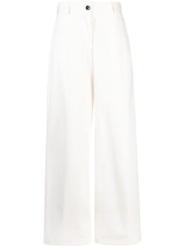 Jil Sander: Брюки с завышенной талией 