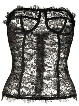 Philipp Plein: Кружевное топ 