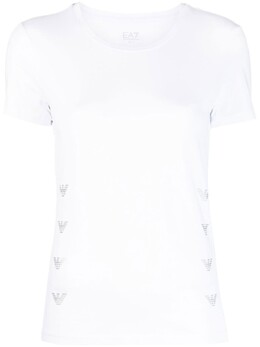 EA7 Emporio Armani: Однотонная футболка 