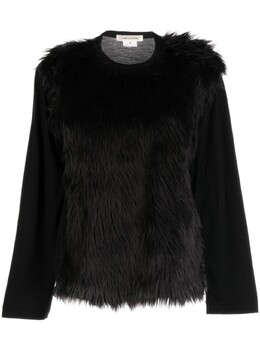 Comme des Garçons: Свитшот на меху 