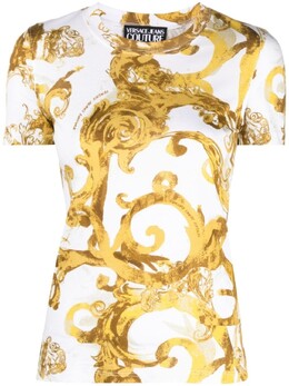 Versace Jeans Couture: Белая футболка 
