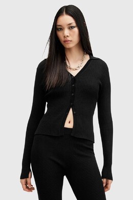 Allsaints: Чёрный кардиган 
