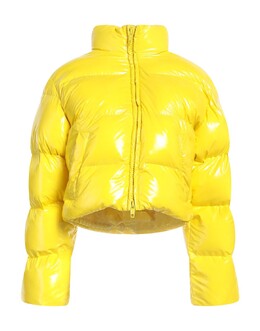 Balenciaga: Жёлтый пуховик 