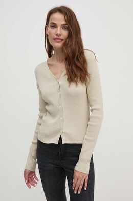 Calvin Klein Jeans: Зелёный кардиган 