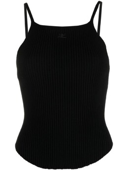 Courreges: Чёрный топ 