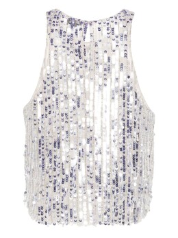 Elisabetta Franchi: Топ с пайетками 