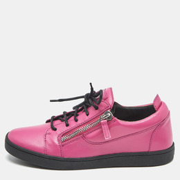 Giuseppe Zanotti: Розовые кроссовки  Frankie