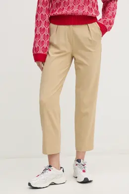 United Colors Of Benetton: Бежевые брюки 