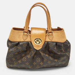 Louis Vuitton: Коричневая сумка 