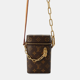 Louis Vuitton: Коричневая сумка 