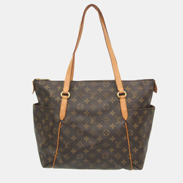 Louis Vuitton: Коричневая сумка-шоппер 